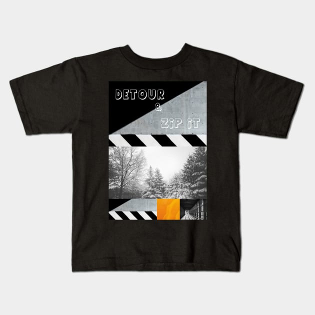 Zip it  Detour Kids T-Shirt by EnglishTi